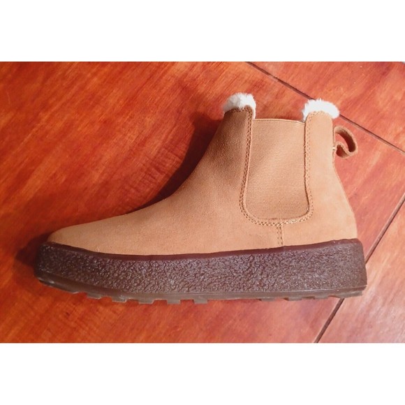 MADEWELL The Toasty Leather Upper Faux Fur Lined Chelsea Boots Sz 9*Runs Big(10) - Picture 8 of 13